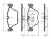 BOSCH 0 986 TB2 151 Brake Pad Set, disc brake